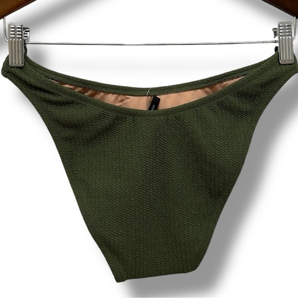 138 NWT | J. Crew Textured Green Bikini Bottom (size S) - Picture 2 of 8